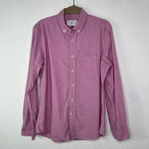 RVYC No Boat No Problem Mens Red Long Sleeve Shirt Size L, 100% Cotton, Classic